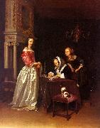 Gerard Ter Borch Curiosity oil painting reproduction